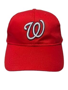 Washington Nationals Red Baseball Hat Team MLB OC Sports OSFM adjustable cap